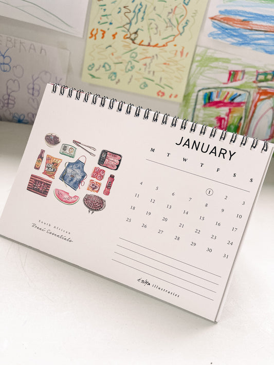 “Beloved South Africa” 2027 A5 Tent Calendar (Pre-order)