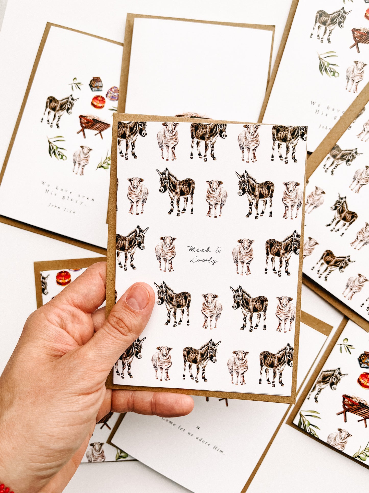 “Meek and Lowly” Christmas Cards