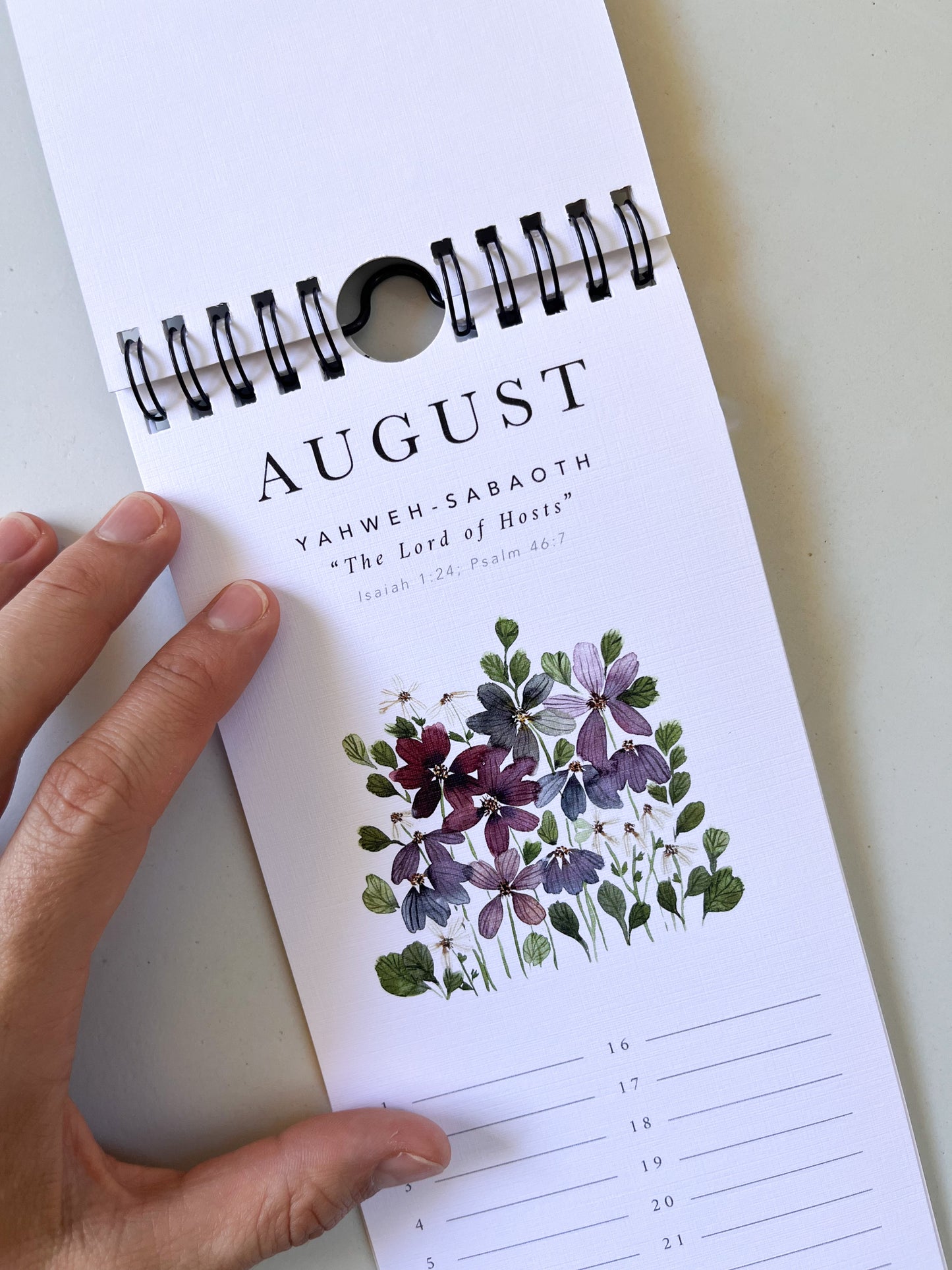 “The Names of God” Birthday Calendar