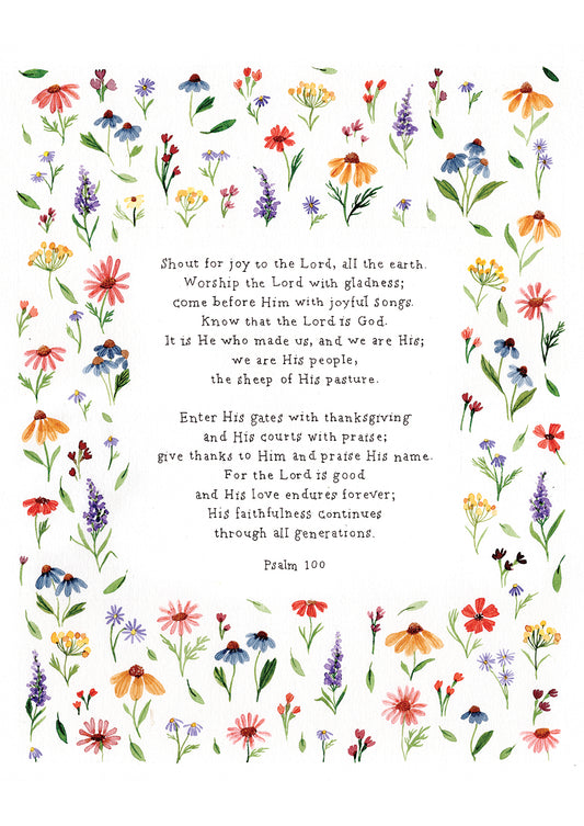 “Original Psalm 100”