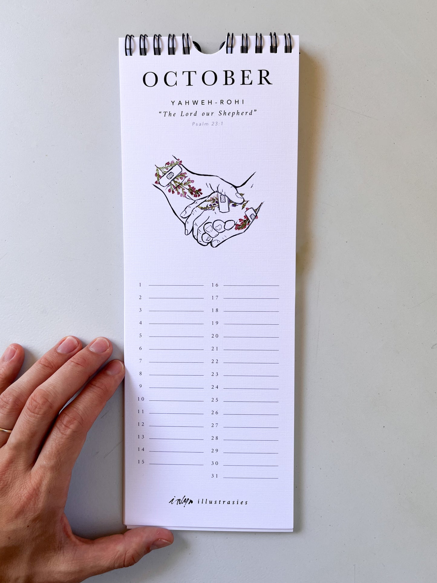 “The Names of God” Birthday Calendar
