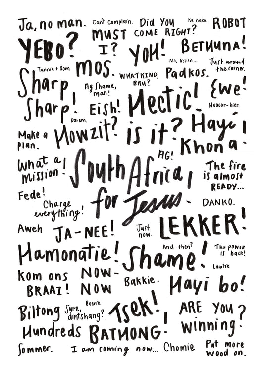 "How to speak South African”