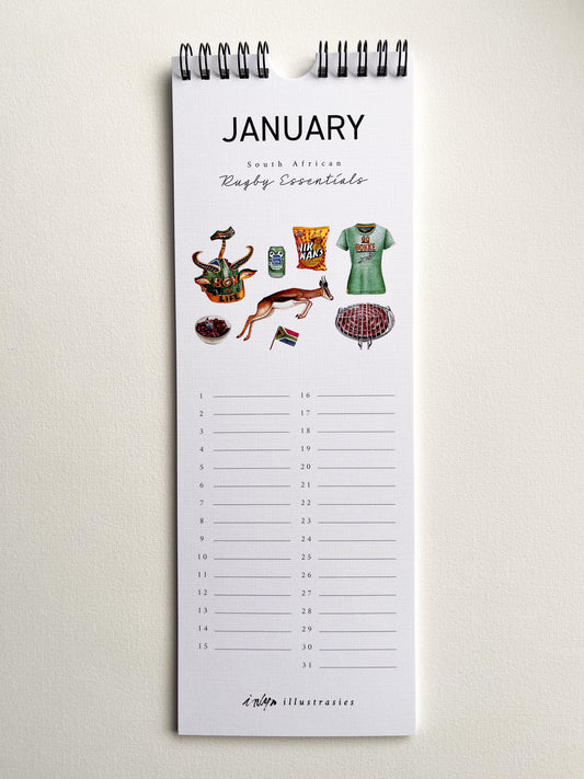 “Beloved South Africa” Birthday Calendar