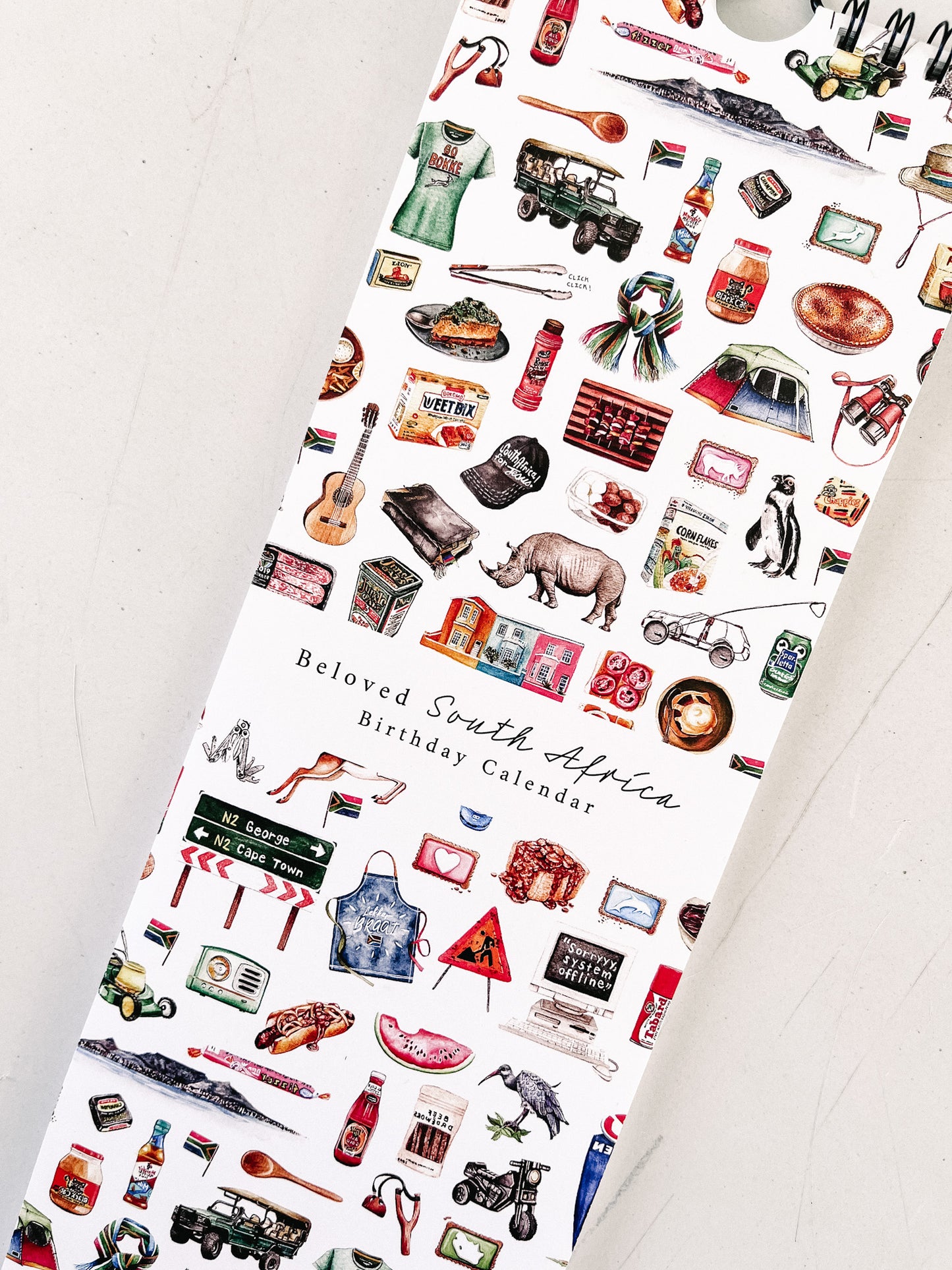 “Beloved South Africa” Birthday Calendar