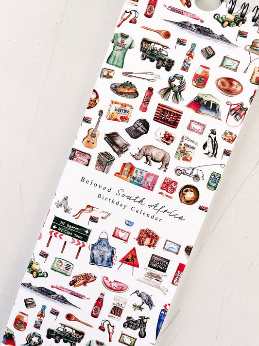 “Beloved South Africa” Birthday Calendar