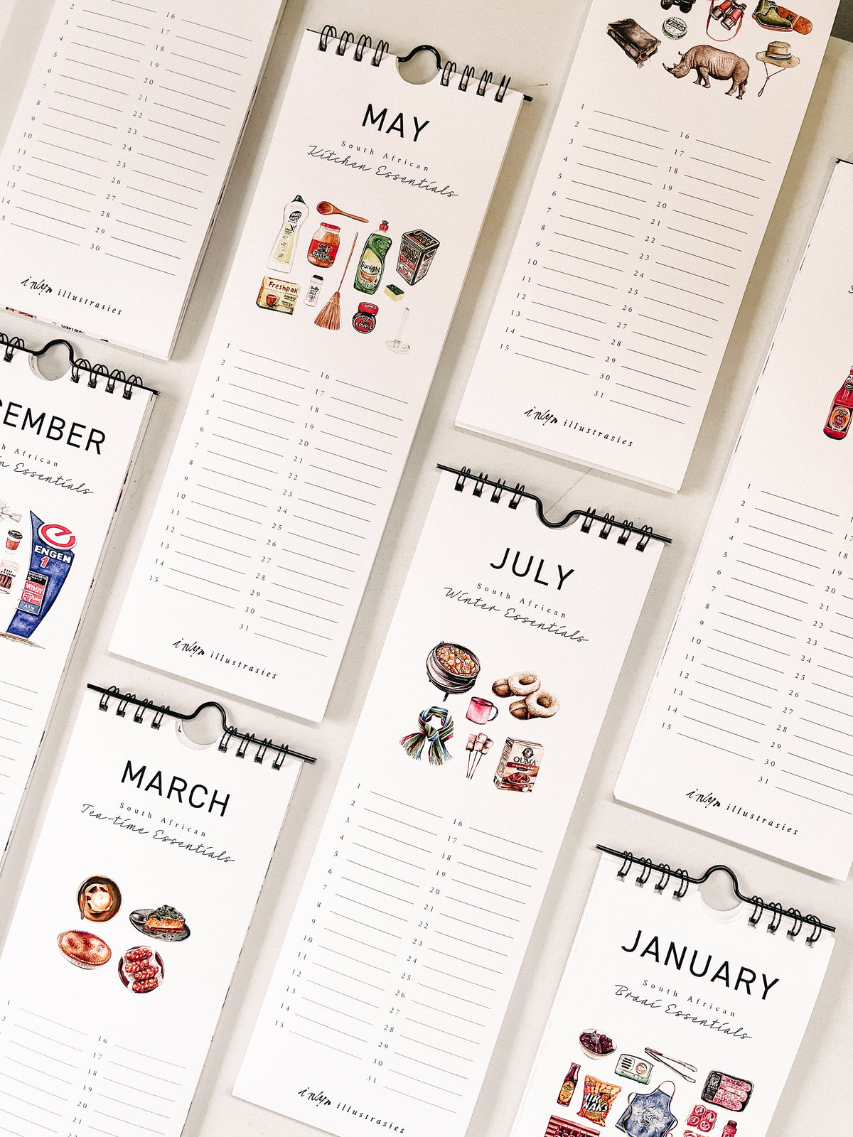 “Beloved South Africa” Birthday Calendar