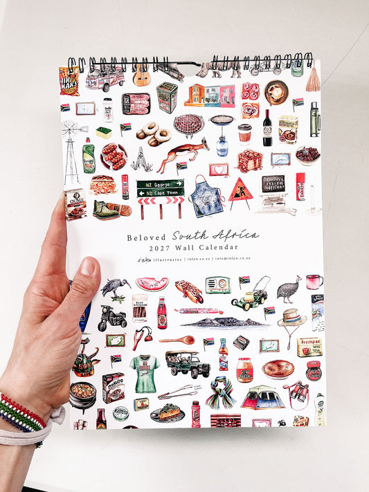 “Beloved South Africa” 2027 A4 Wall Calendar (Pre-order)