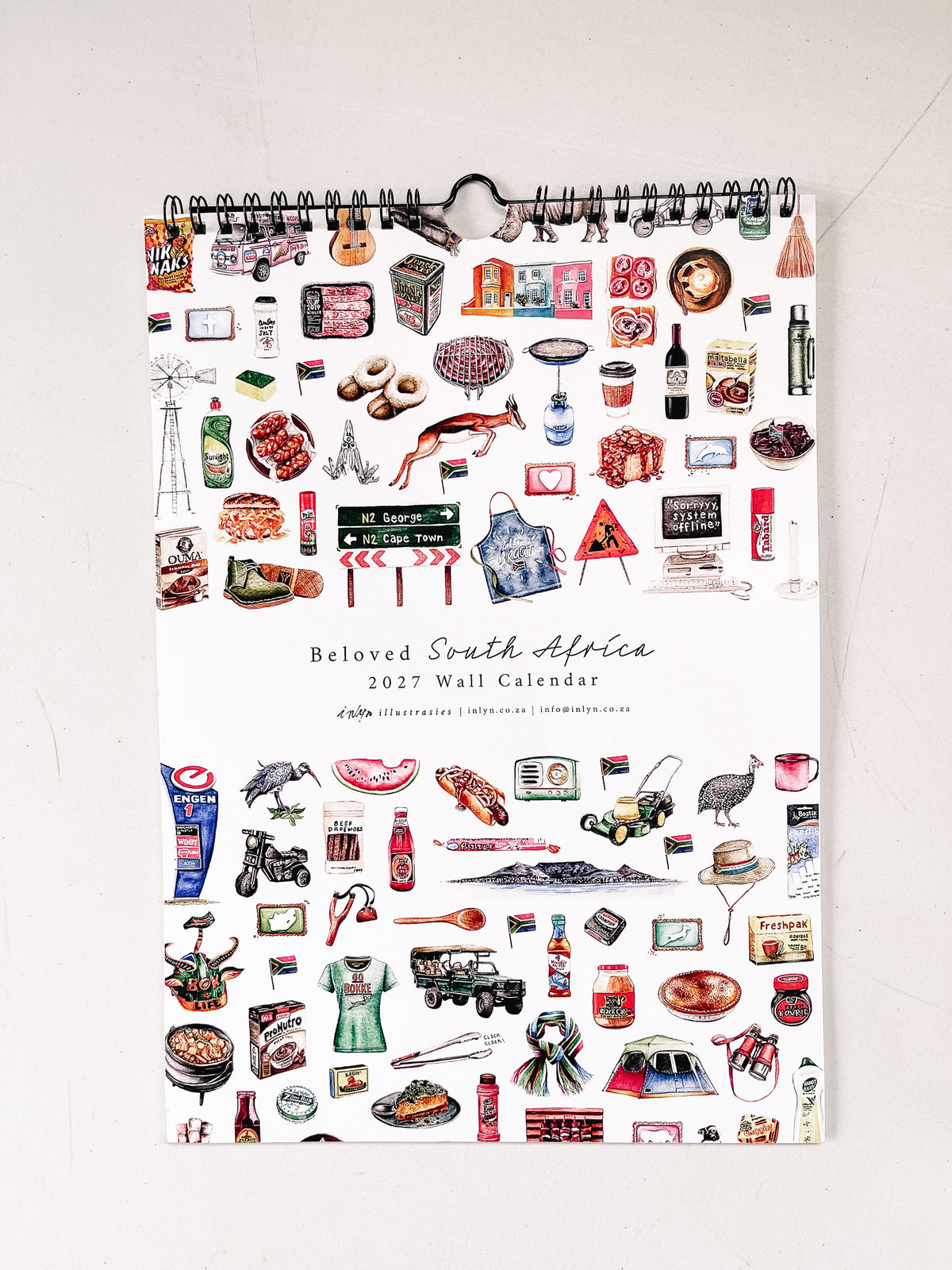 “Beloved South Africa” 2027 A4 Wall Calendar (Pre-order)