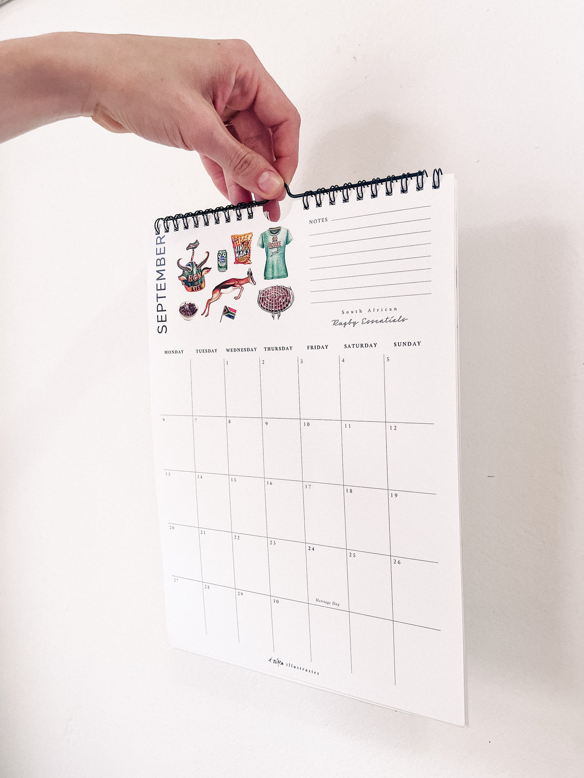 “Beloved South Africa” 2027 A4 Wall Calendar (Pre-order)