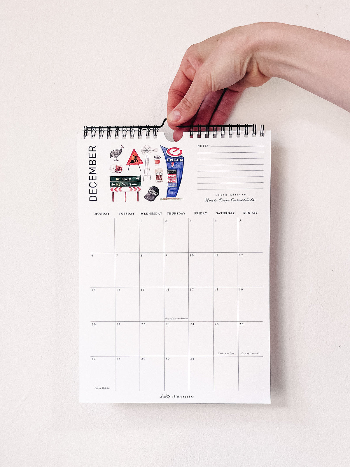 “Beloved South Africa” 2027 A4 Wall Calendar (Pre-order)
