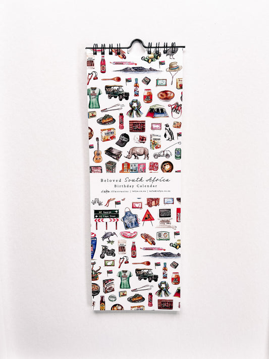 “Beloved South Africa” Birthday Calendar