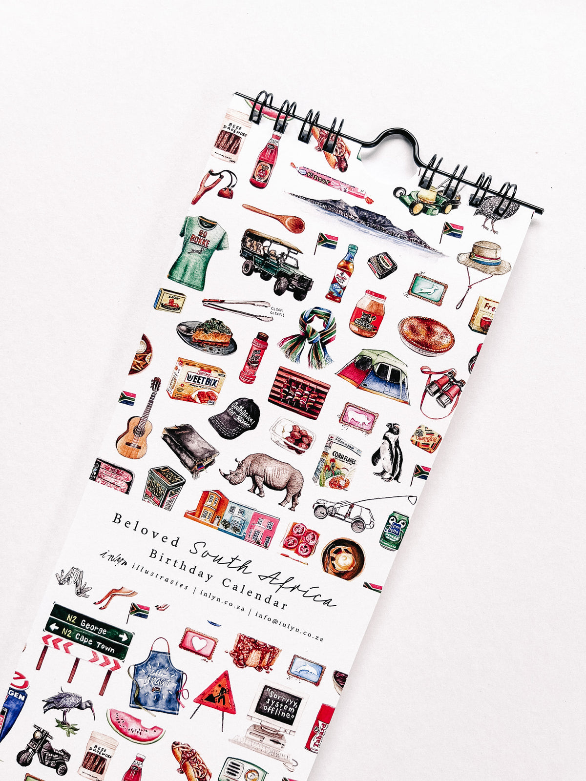 “Beloved South Africa” Birthday Calendar