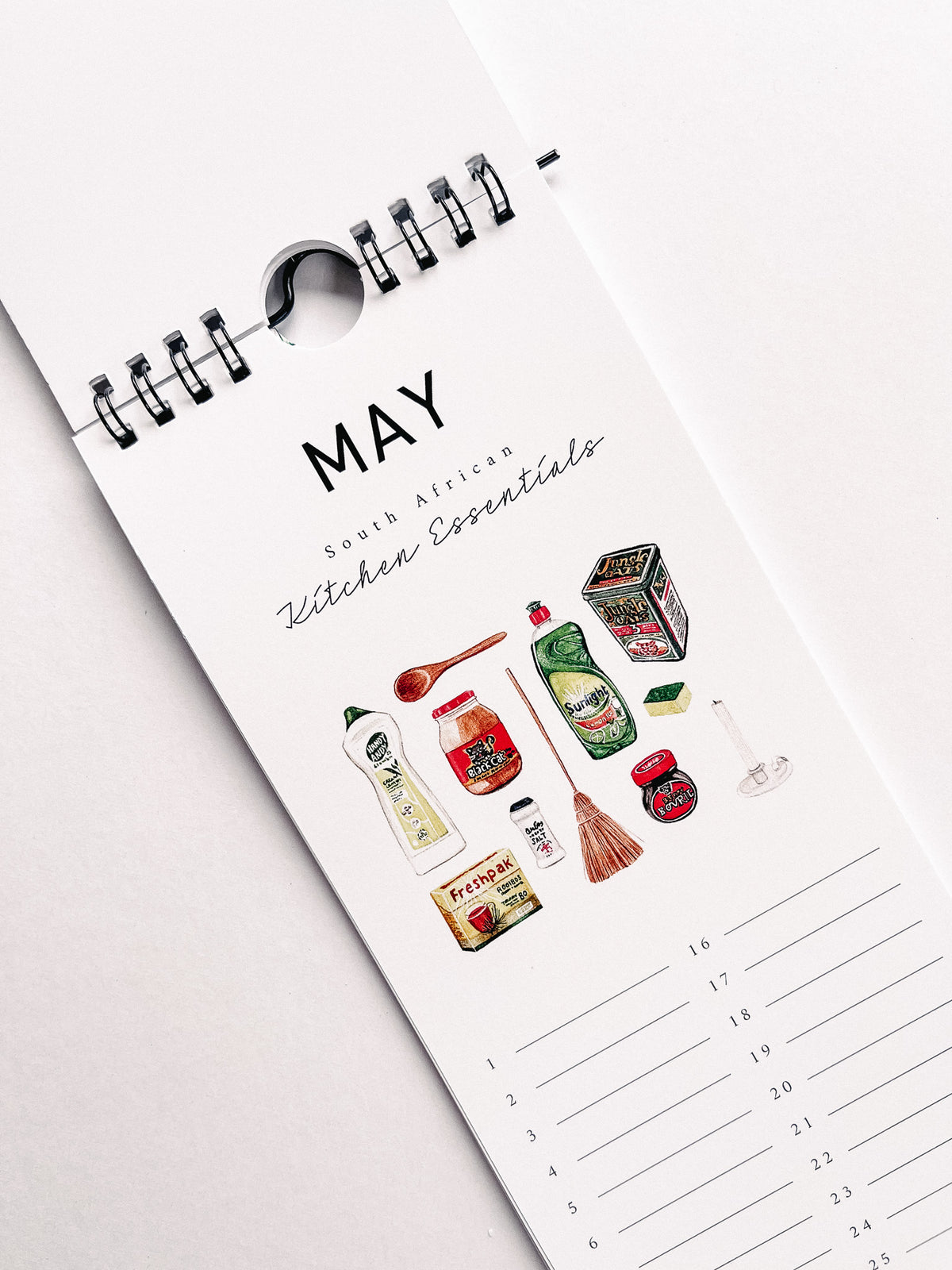 “Beloved South Africa” Birthday Calendar