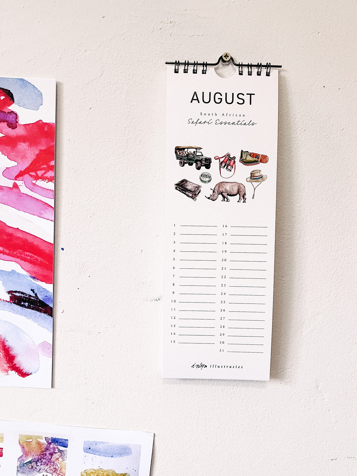 “Beloved South Africa” Birthday Calendar