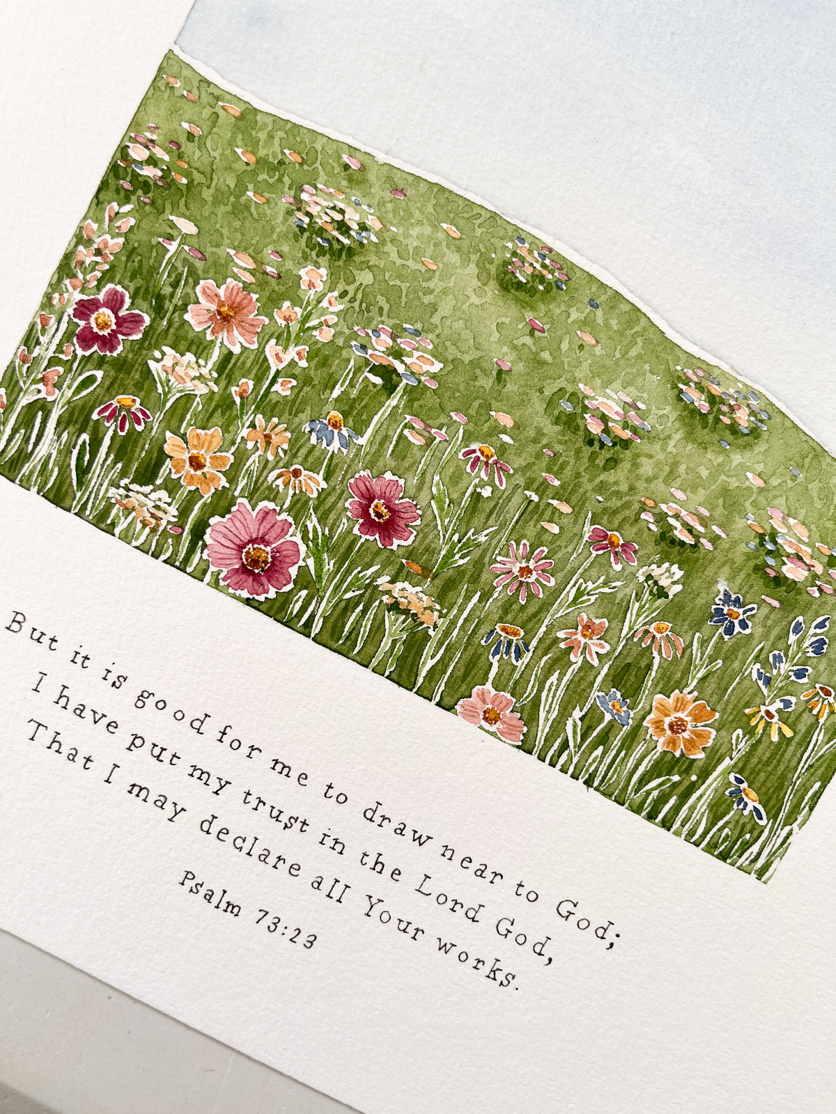 “Original Psalm 73:28”