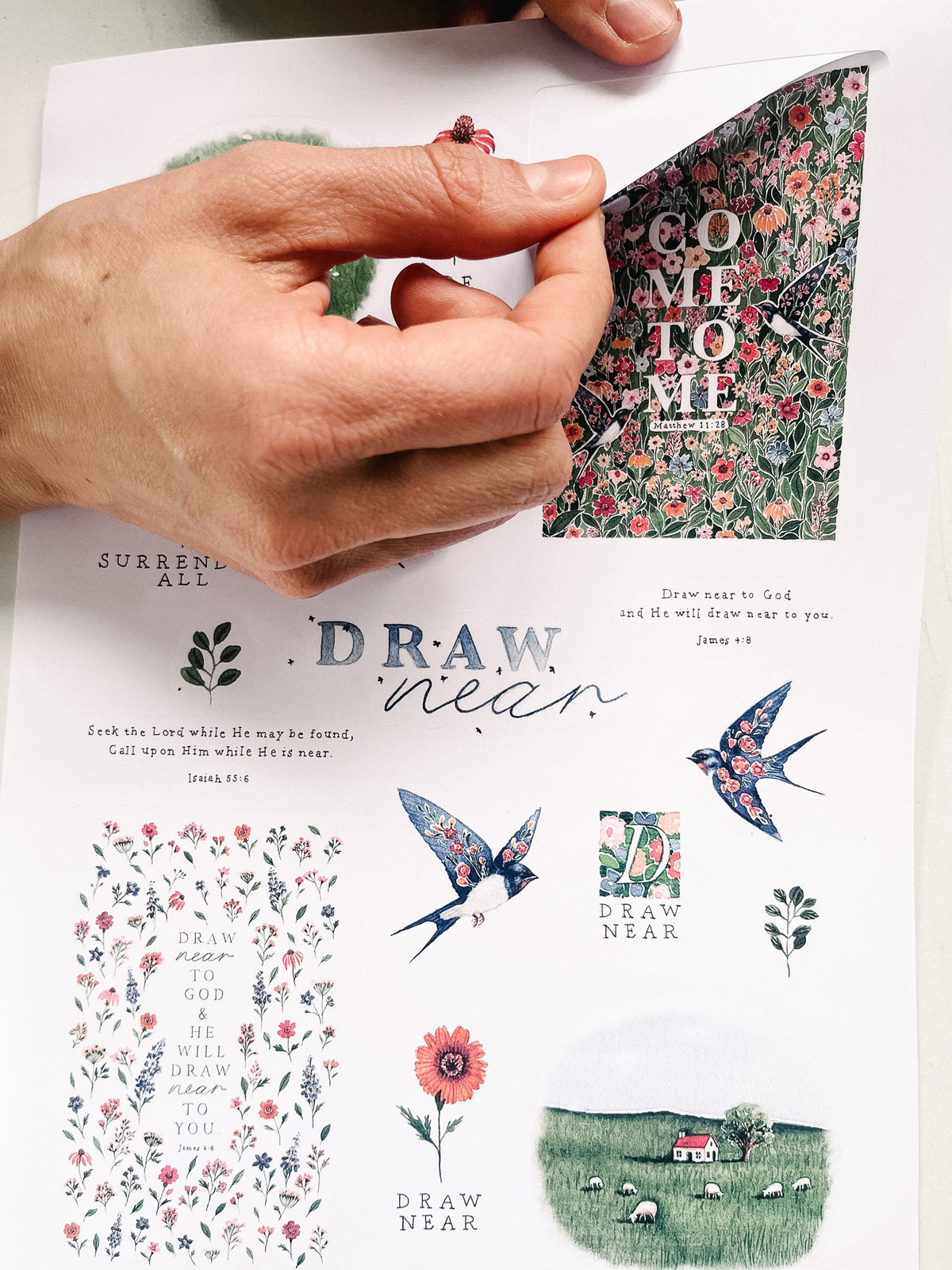 “Draw Near” 2027 A4 Wall Calendar (Pre-order)