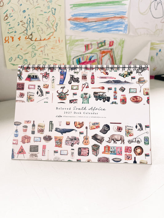 “Beloved South Africa” 2027 A5 Tent Calendar (Pre-order)