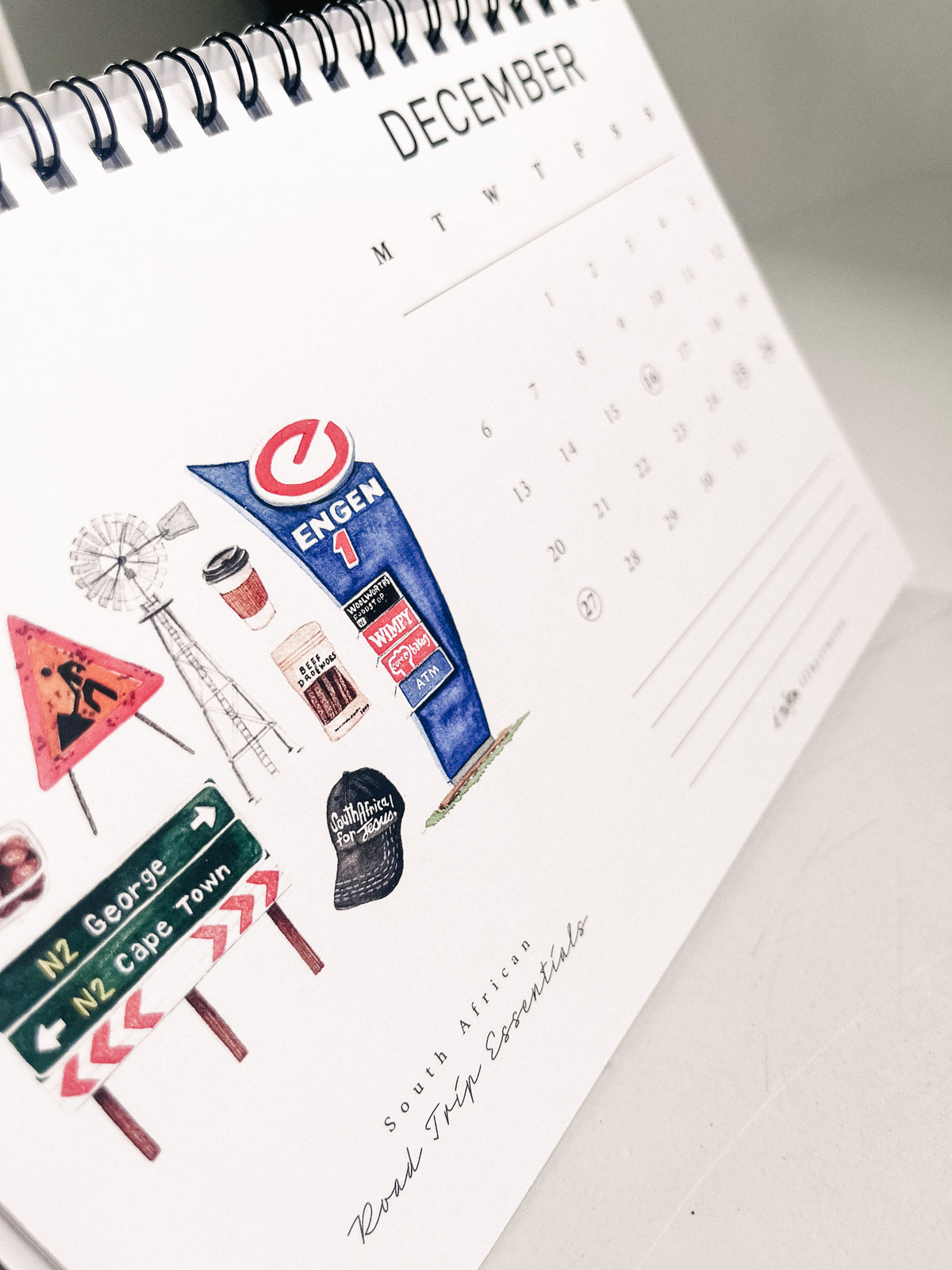 “Beloved South Africa” 2027 A5 Tent Calendar (Pre-order)
