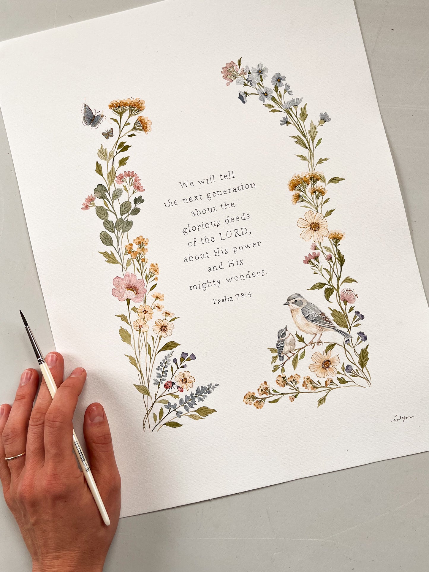 “Original Psalm 78:4”