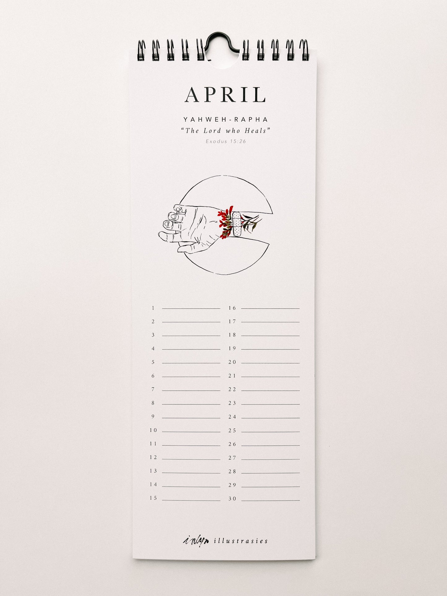 “The Names of God” Birthday Calendar